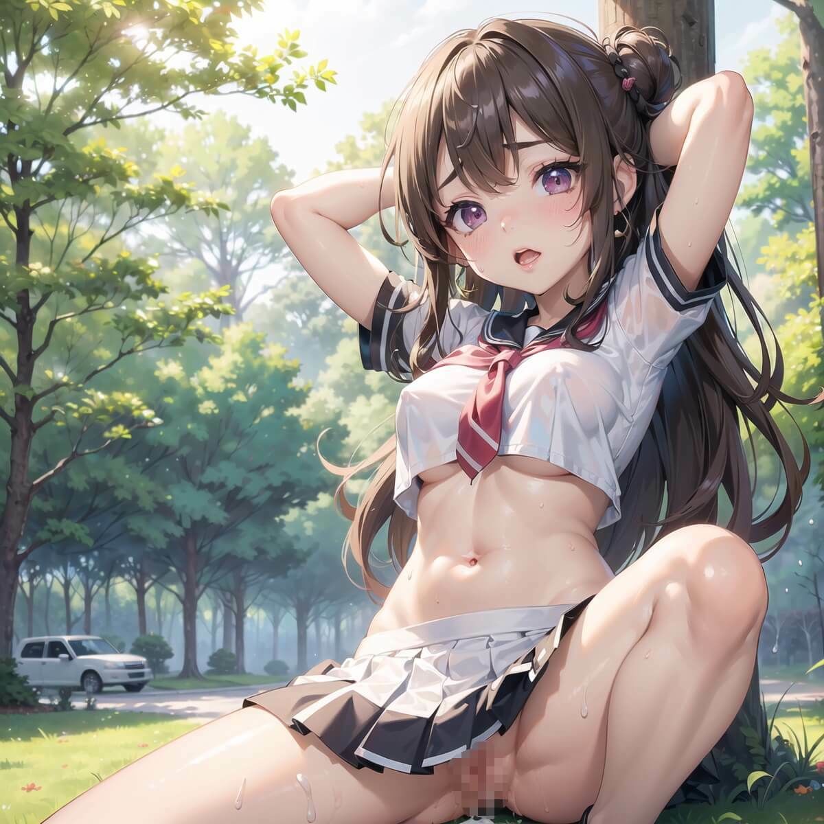 サンプル画像5:お外で中出し美少女捕獲3【豪華CG340枚収録】(エメラルドの館) [d_403405]