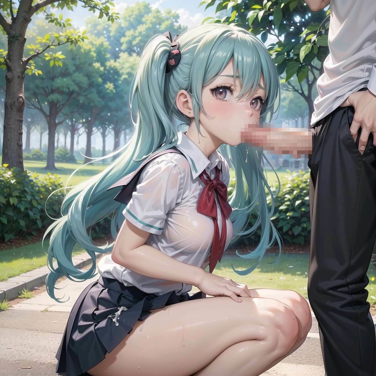 サンプル画像6:お外で中出し美少女捕獲5【豪華CG340枚収録】(エメラルドの館) [d_403413]