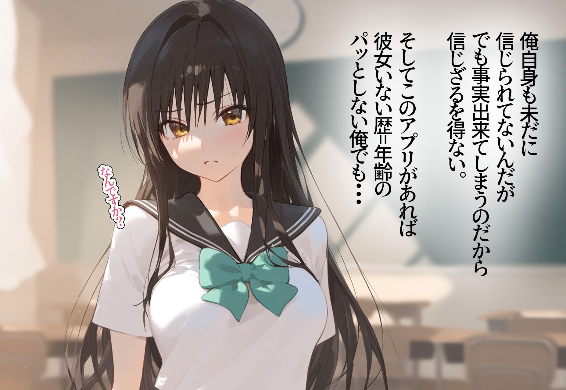 サンプル画像2:？催◯寝取？〜催◯アプリでクラスのヒロイン寝取りたい〜 古手◯唯 編(XXXガール) [d_403548]