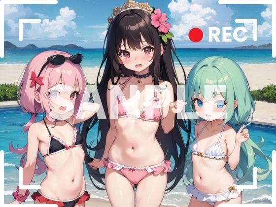 サンプル画像1:ロリハーレムパラダイス撮影会 〜水着・メイド・ナース編〜(your diary) [d_403566]