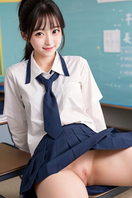 サンプル画像4:開脚女子校生2 お買い得版(AI娘堂) [d_403603]