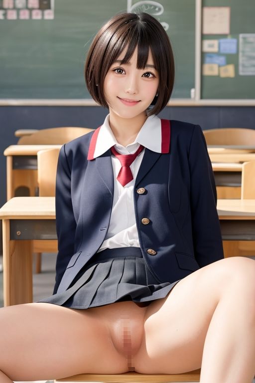 サンプル画像5:開脚女子校生2 お買い得版(AI娘堂) [d_403603]