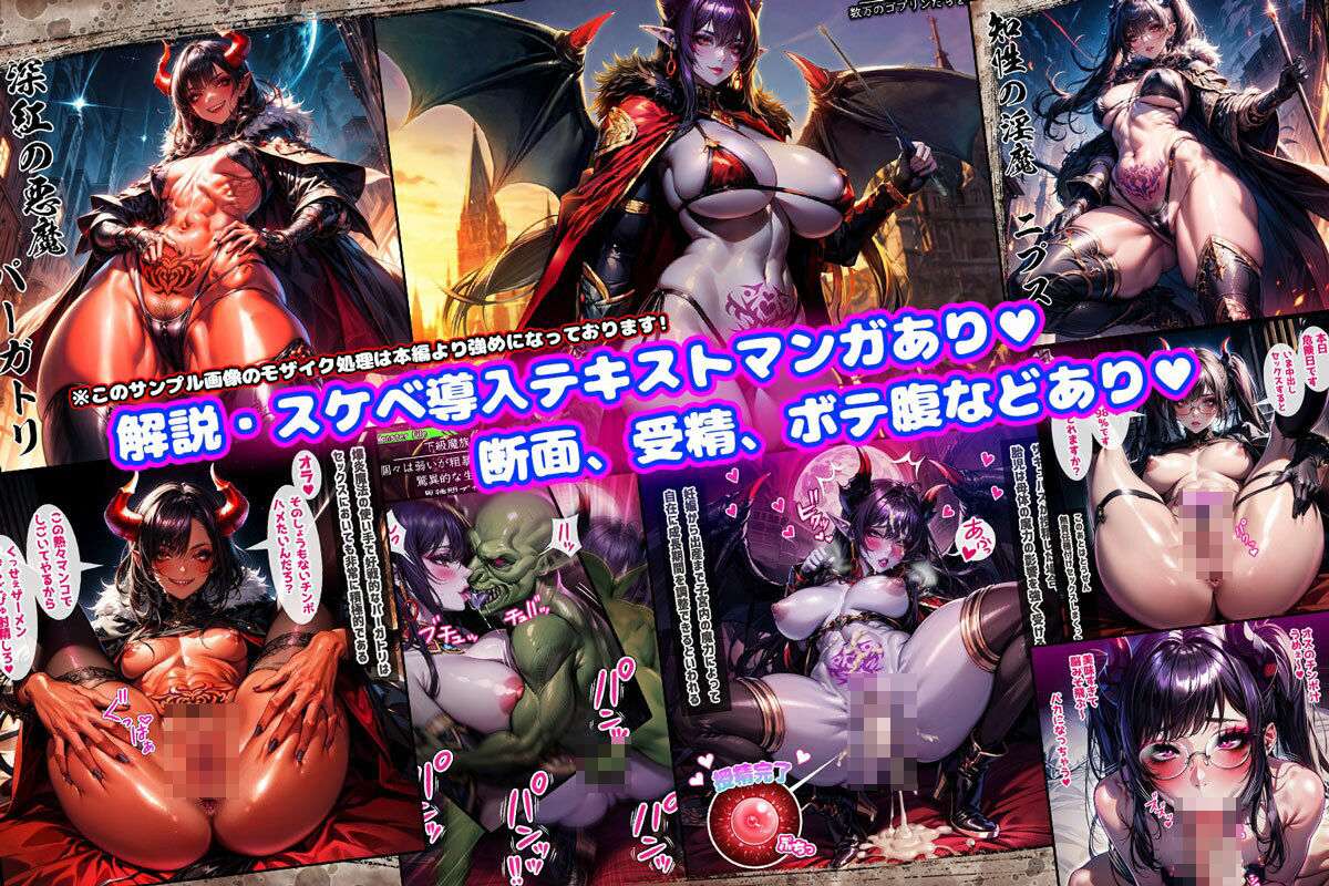 サンプル画像2:どっきゅんサキュバス図鑑(BANANASTAND) [d_403660]