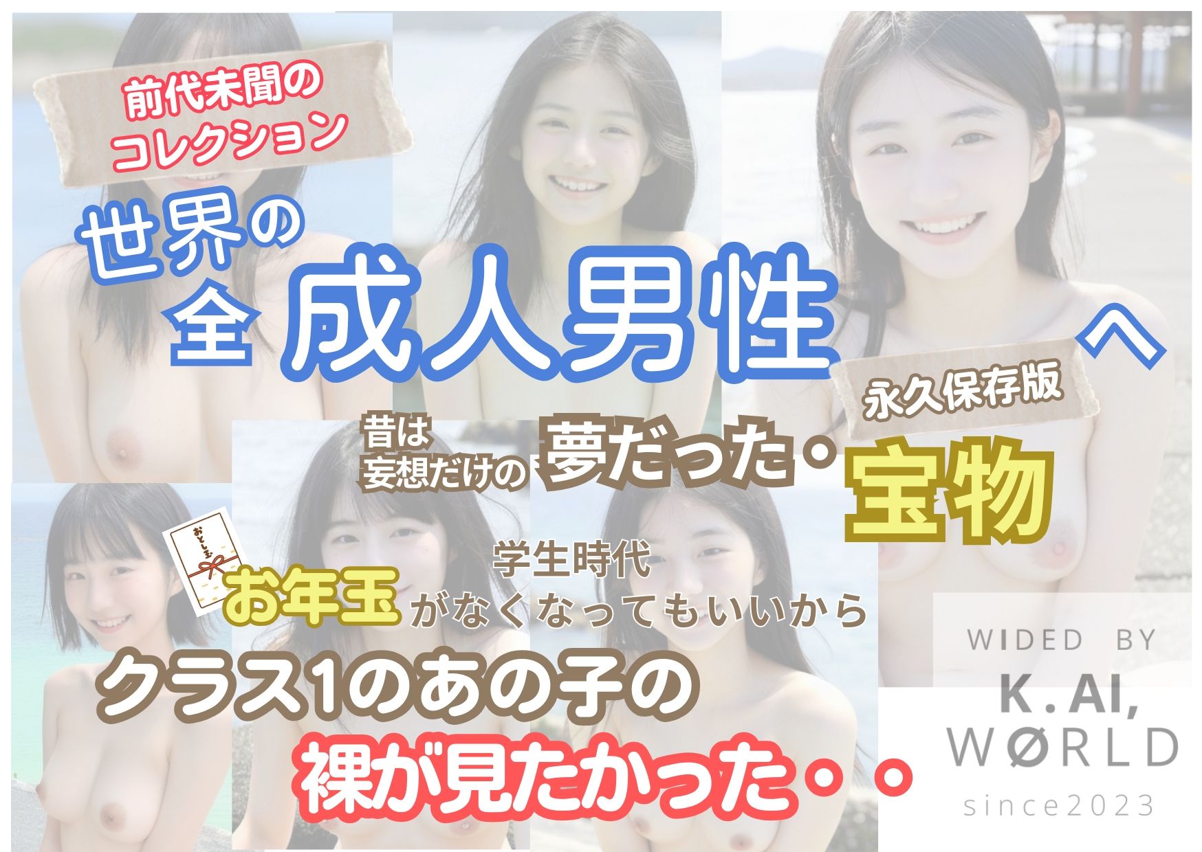 サンプル画像1:人類史上初！前代未聞の333人！大学2年全学部19歳と20歳！ 第5.3弾Premium（後編）「クラスで1番の女の子の裸だけが拝める」Xデー到来！！(k.AI World) [d_403789]