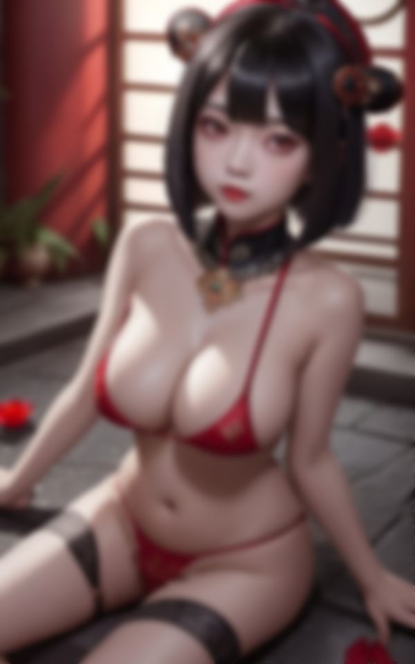 サンプル画像1:エロすぎキョンシ―の淫らな挑発裏写真集(あゆみAI) [d_403808]