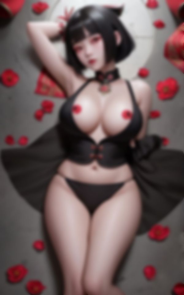 サンプル画像5:身体があまりにも淫乱すぎるえちえちキョンシー写真集(かなえAI) [d_403813]