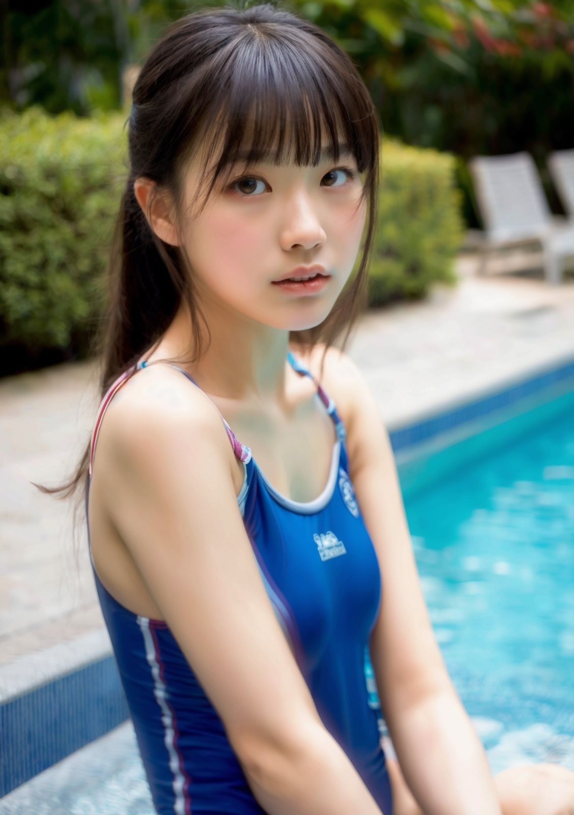 サンプル画像5:女子校生 水着グラビア(焼きたてチェリーパイ) [d_403822]