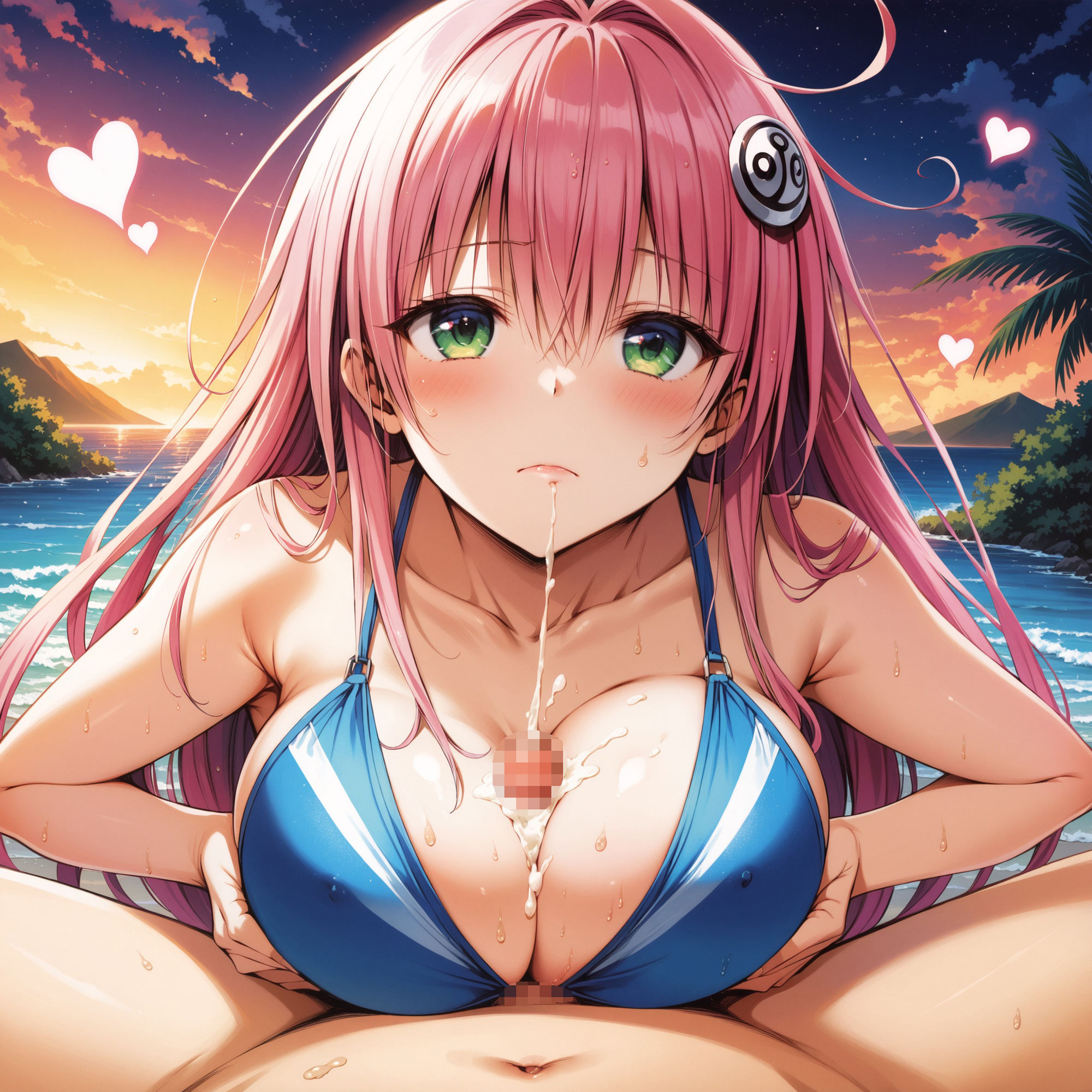 サンプル画像2:とらぶるキャラクター（ララ、ヤミ、モモ、ティアーユ）のエロCG集！(農地改革) [d_403932]