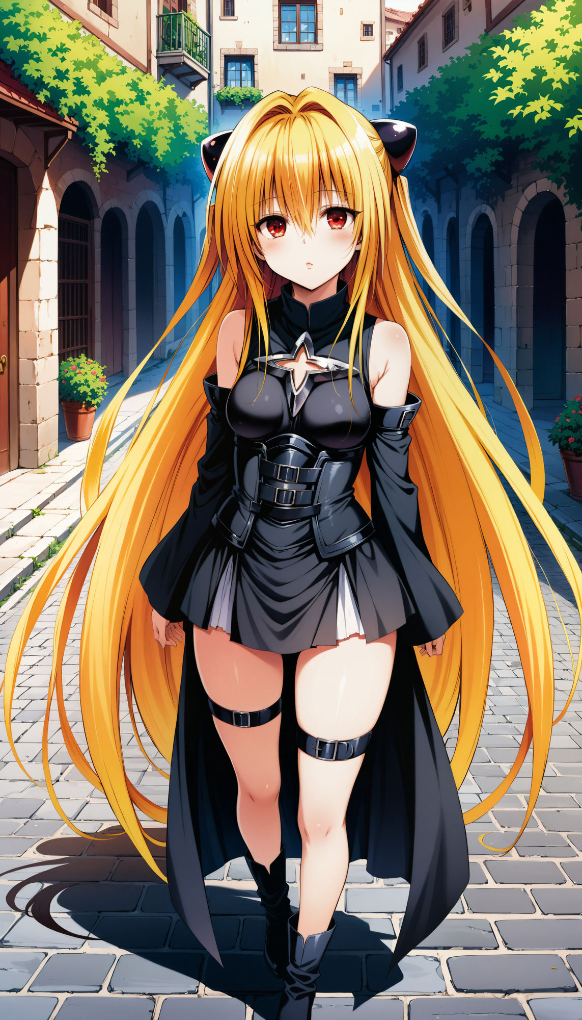 サンプル画像3:とらぶるキャラクター（ララ、ヤミ、モモ、ティアーユ）のエロCG集！(農地改革) [d_403932]