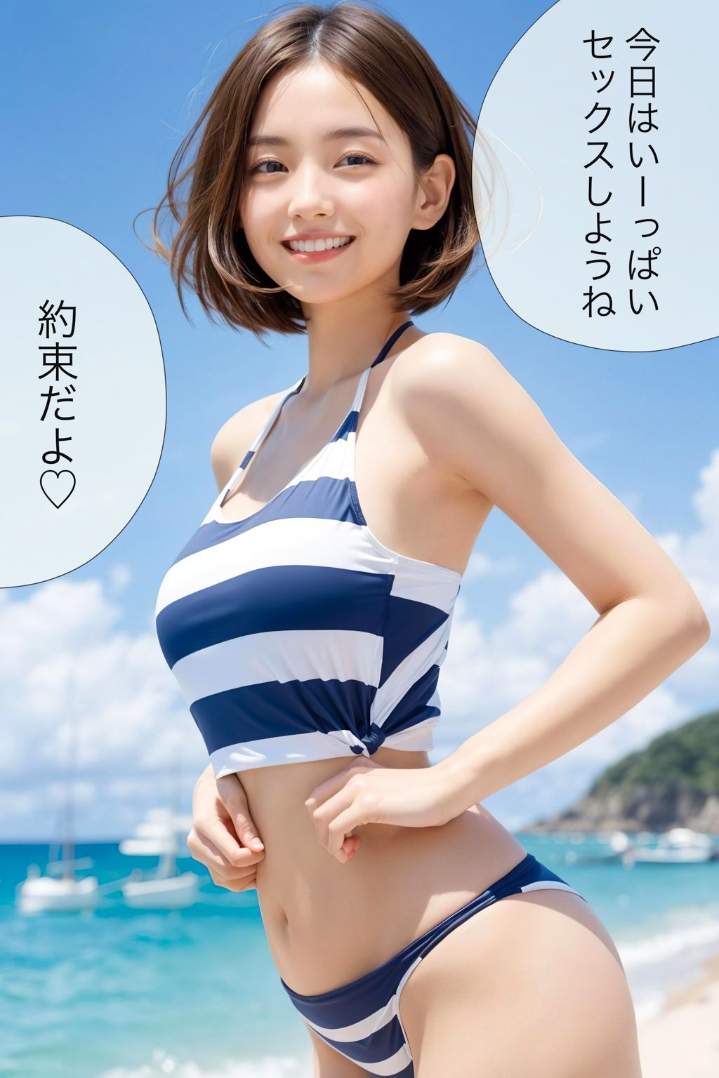 サンプル画像5:ビーチラブ★パラダイス【4K高画質】(アスリート美女大好きクラブ) [d_404055]