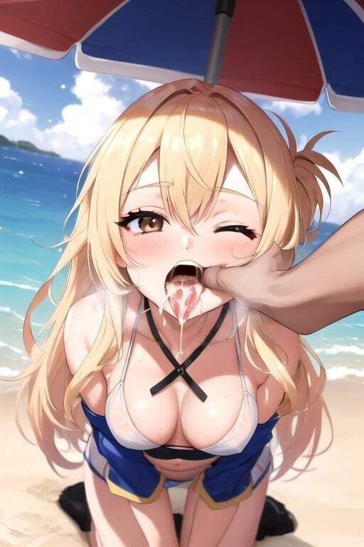 サンプル画像4:幼馴染との想い出〜プライベートビーチ〜(忍の庵) [d_404138]