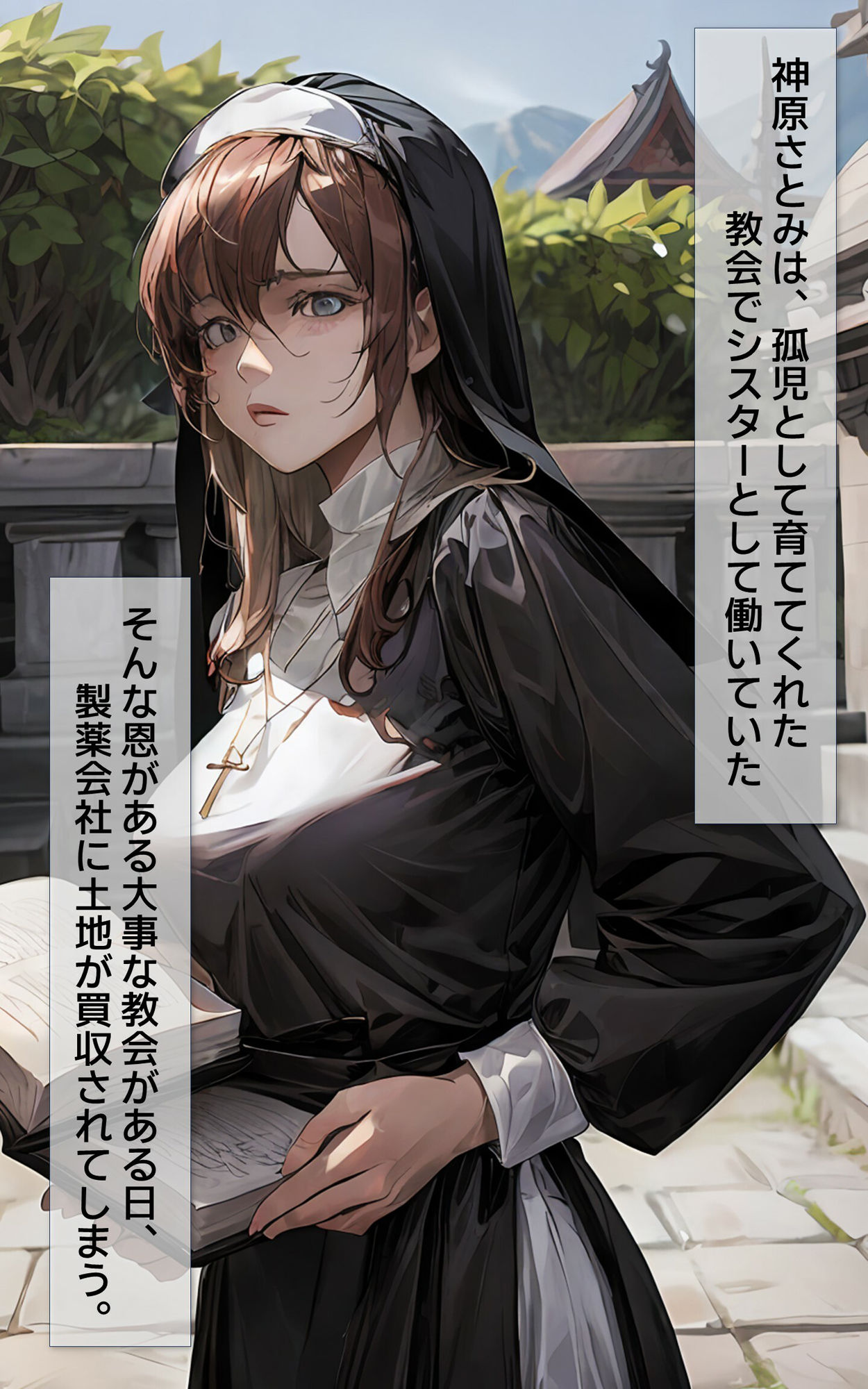 サンプル画像1:シスター改造・肉便器堕ち、シスターさとみは教会を守るために身を挺して治験という名の調教を受け落ちていく(C.C.WORKS) [d_404182]