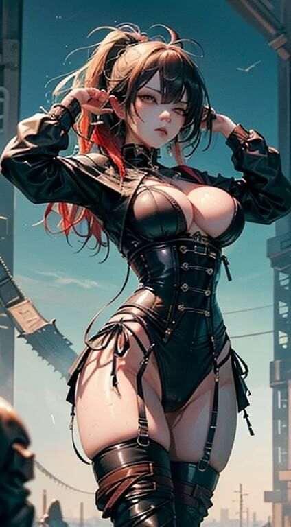 サンプル画像3:縛られたい 2【AI生成】(AI美女集) [d_404193]