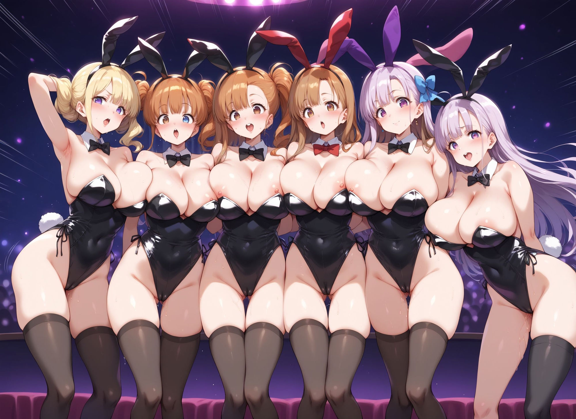 サンプル画像2:【バニーハーレム】 〜夢の世界〜(黒わっさん) [d_404222]