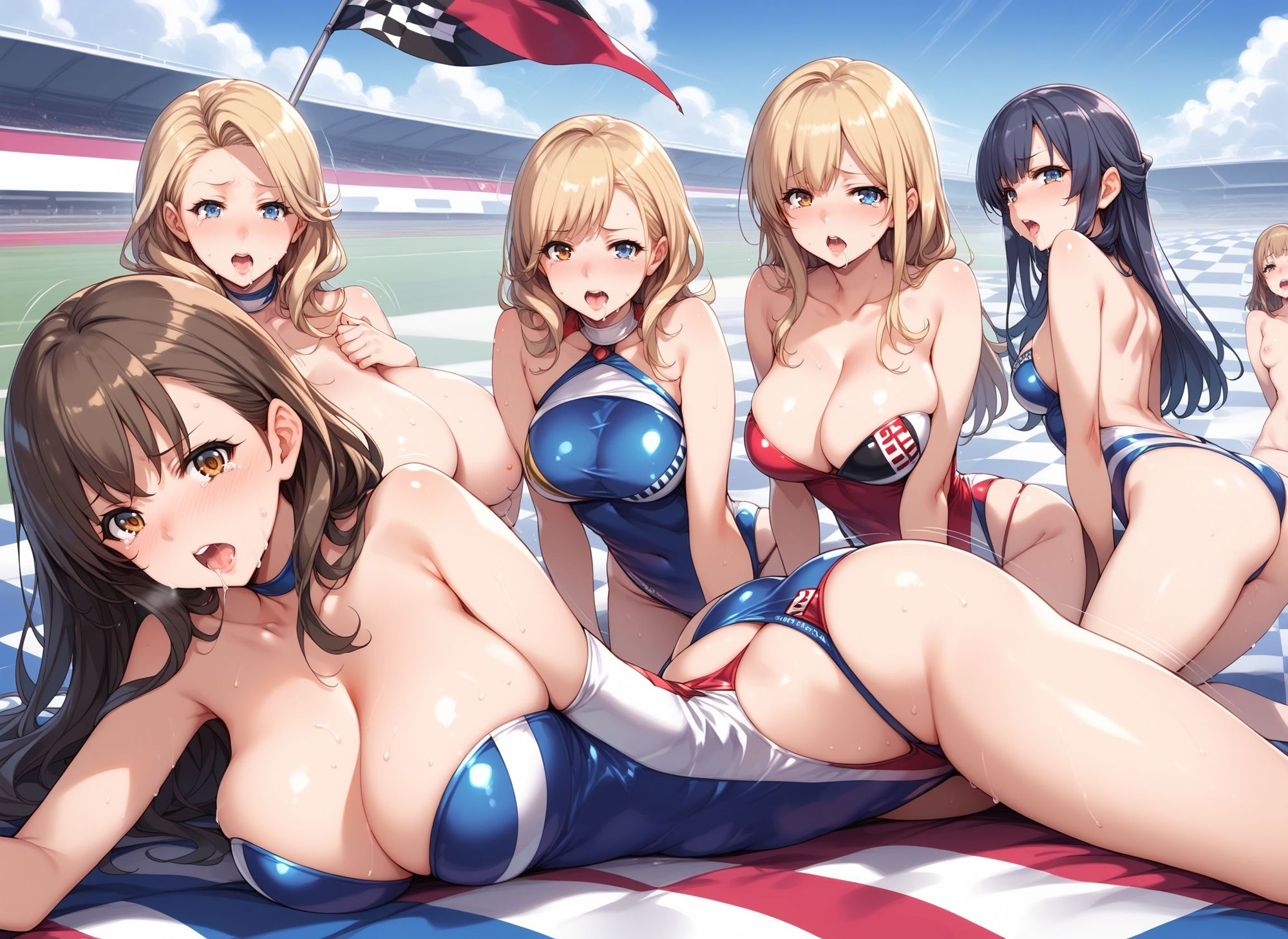 サンプル画像6:ハーレムレースクイーン(黒わっさん) [d_404237]