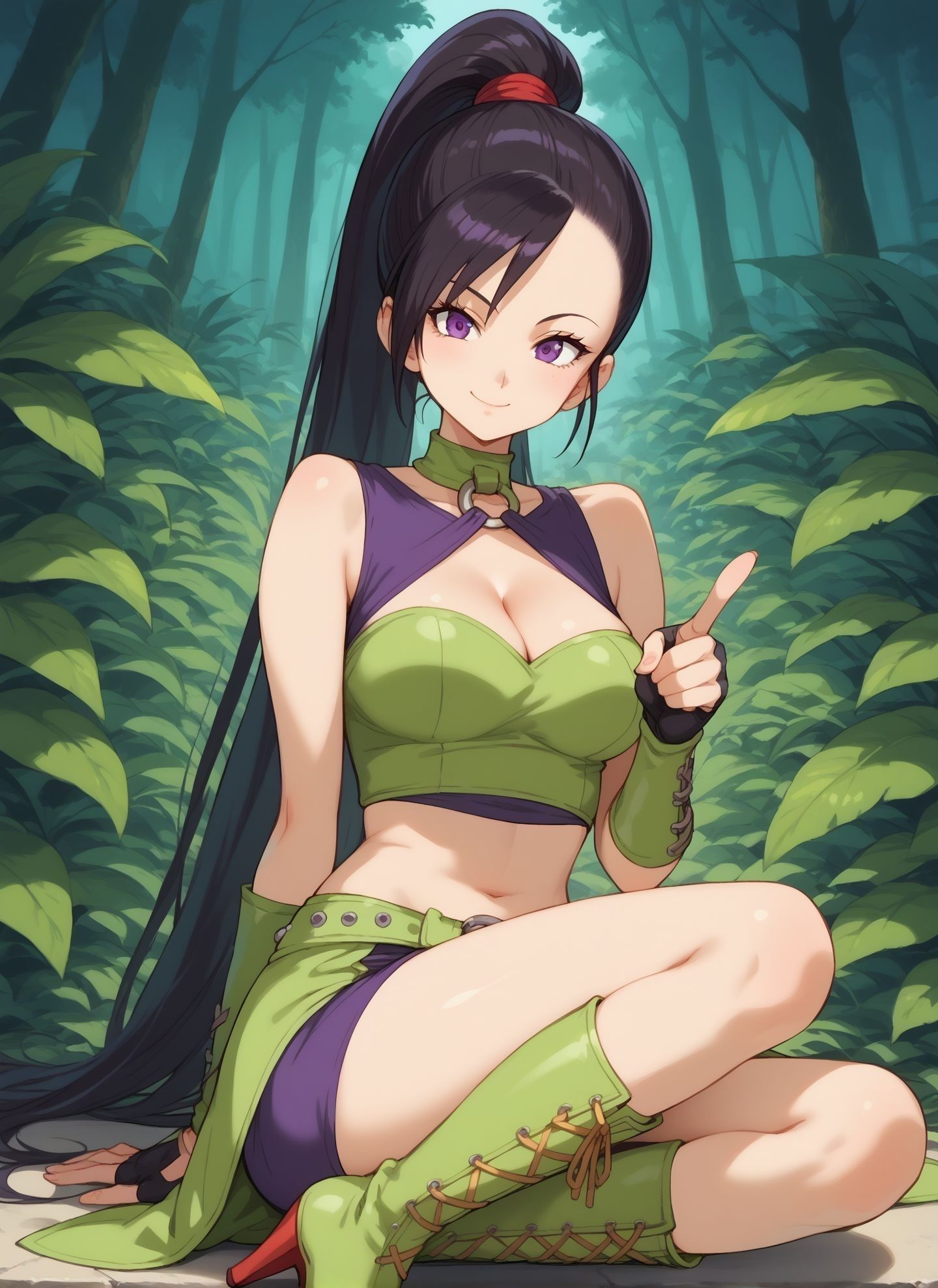 サンプル画像4:オナマンクエスト 〜ビッチなヒロインカーニバル〜(AIAV女優) [d_404264]