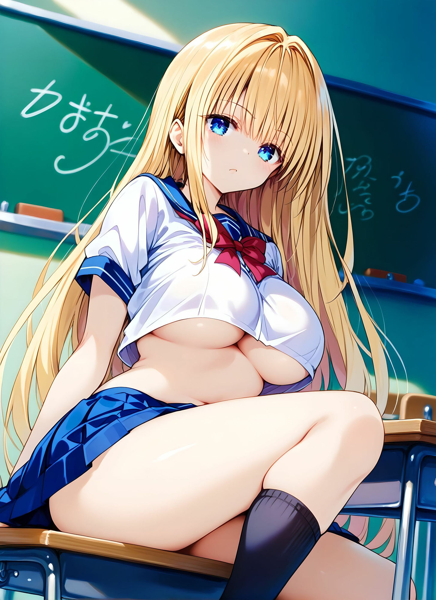 サンプル画像5:アオハルエッチ(黒わっさん) [d_404294]