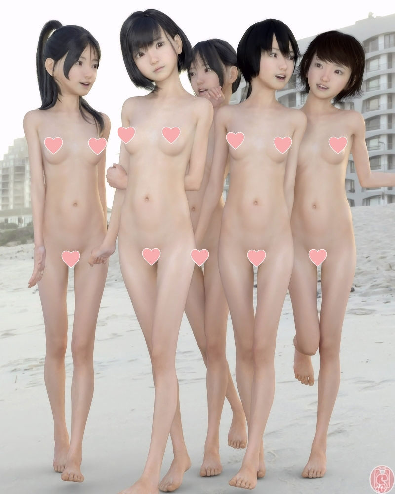 サンプル画像2:5人娘ビーチ編(oms画廊) [d_404340]