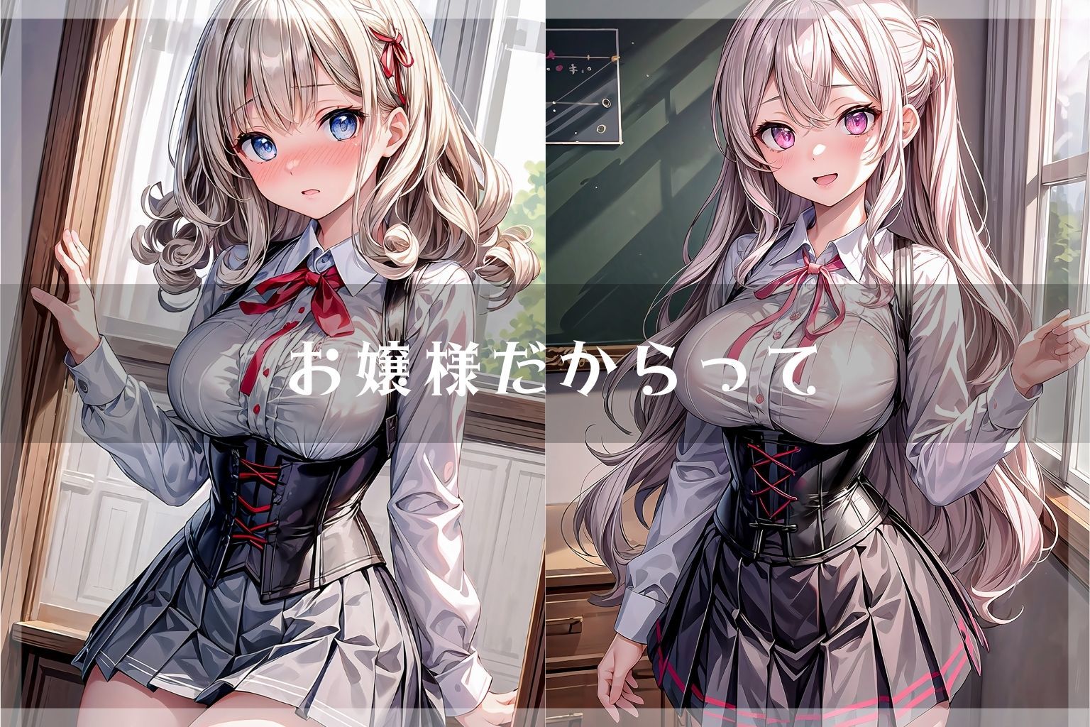 サンプル画像1:お嬢様学校のえっちな校則♪(えいあいどぉる) [d_404364]