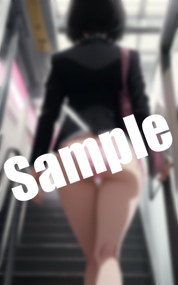 サンプル画像4:パンツ丸見えの少女〜駅にパンツ丸見えの美少女が…(へんたいろり企画) [d_404375]