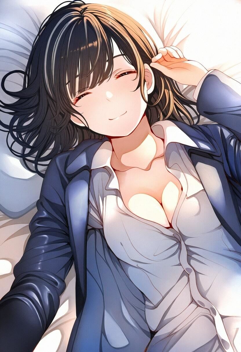 サンプル画像1:睡●中の美人巨乳OLに無責任中出し！本番セックスで性欲処理(9LAYERED) [d_404534]