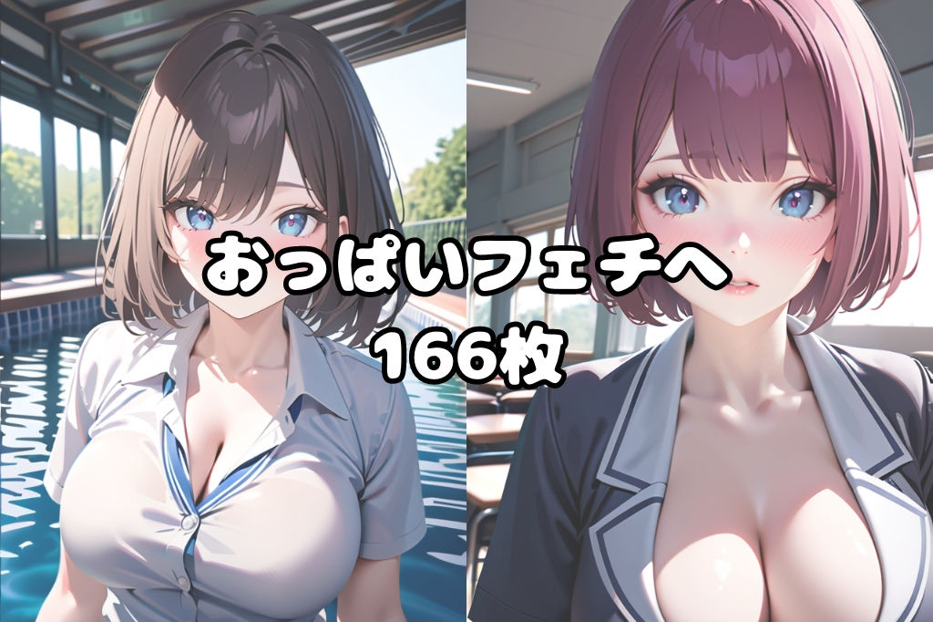 サンプル画像1:胸にしか目がいかない！巨乳JK(彩風  咲) [d_404542]