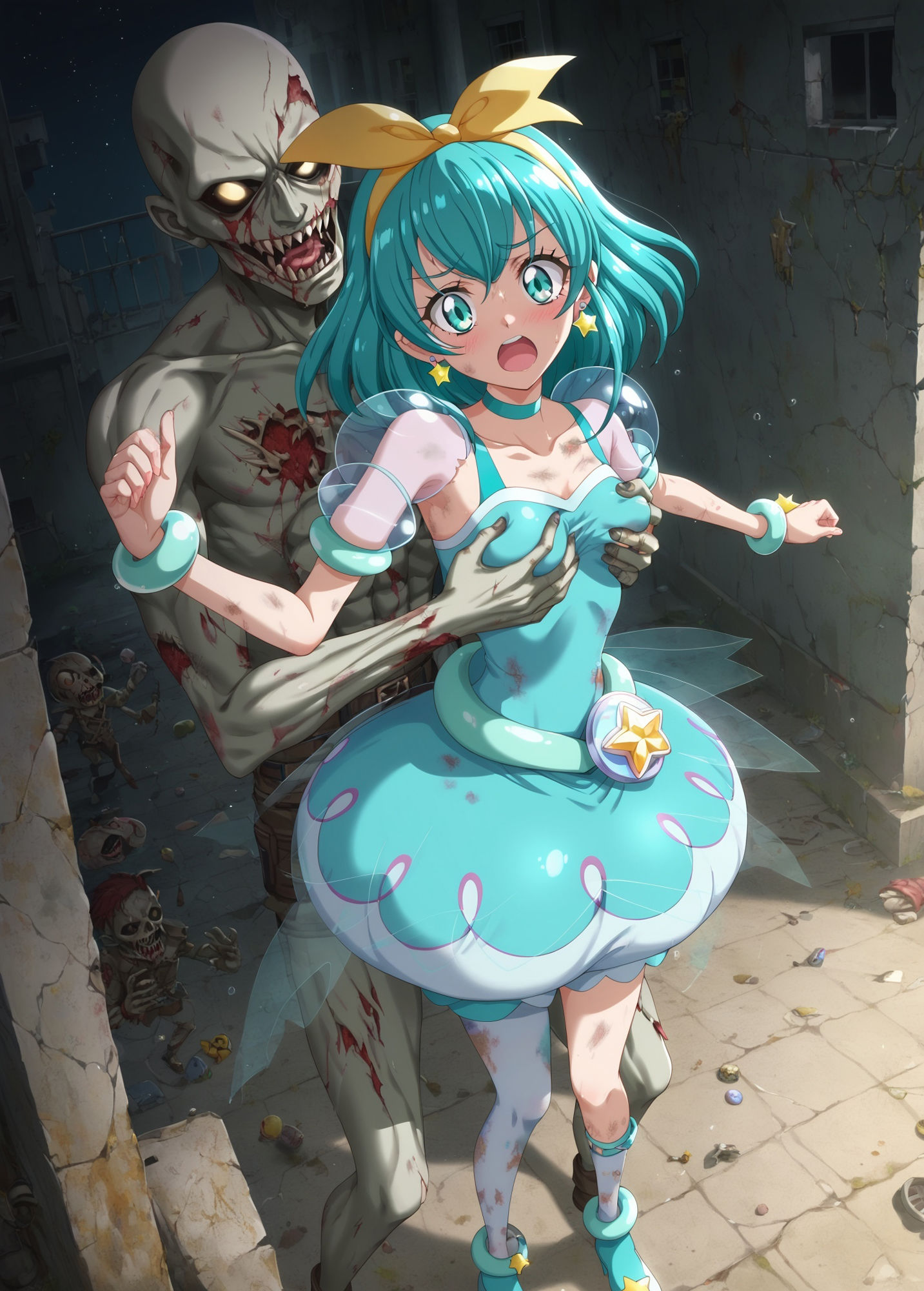 サンプル画像1:辱められたヒロイン達 vol.2(絵心あいのAI生成アトリエ) [d_404614]