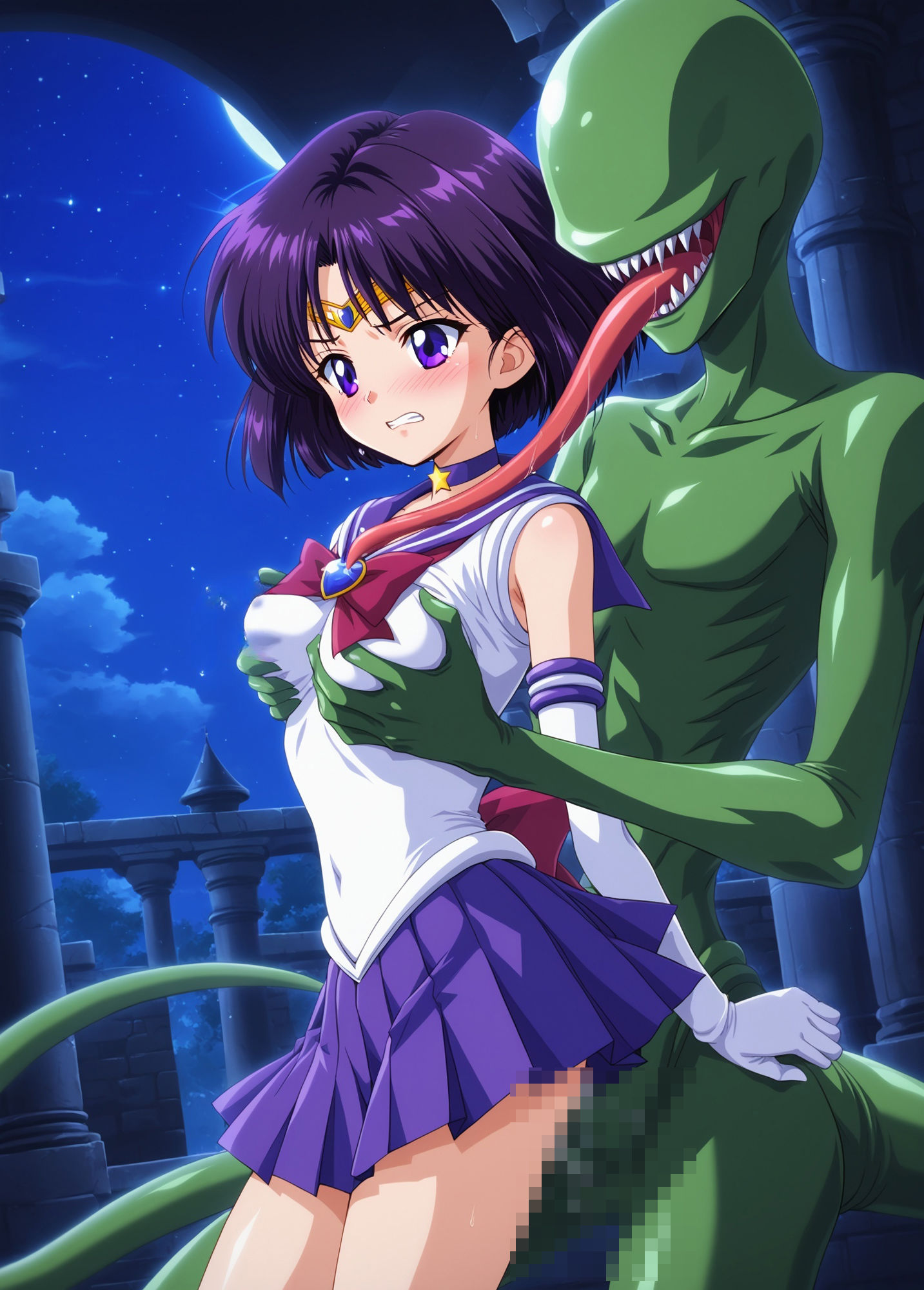 サンプル画像3:辱められたヒロイン達 vol.2(絵心あいのAI生成アトリエ) [d_404614]