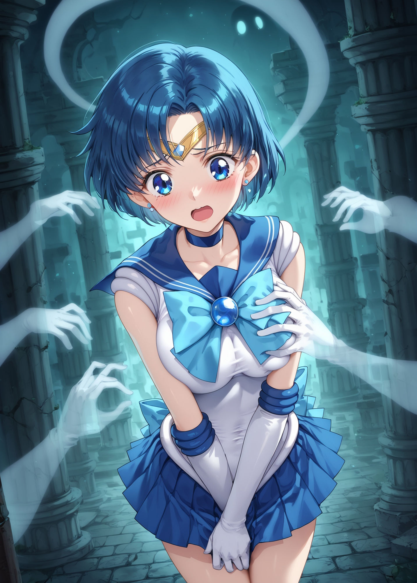 サンプル画像6:辱められたヒロイン達 vol.2(絵心あいのAI生成アトリエ) [d_404614]