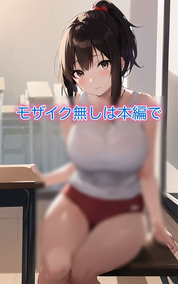 サンプル画像5:隠しきれないスク水巨乳(スタジオフェチ) [d_404635]