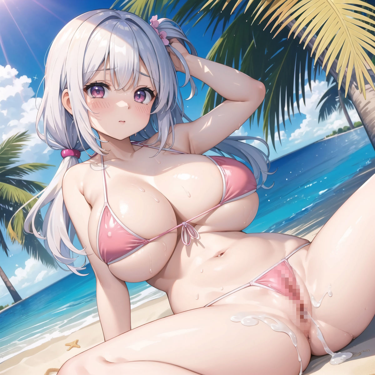 サンプル画像2:男はボクだけ！？ハメハメ性活漂流vlog DAY3(いらすと屋さん) [d_404640]