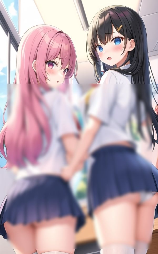 サンプル画像2:そんなところから見たらダメなんだからね(夢の始まり) [d_404645]