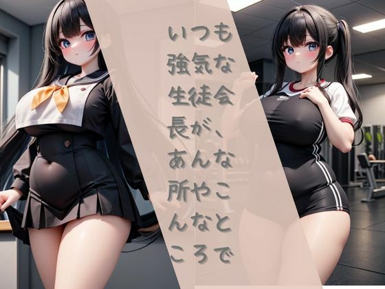 サンプル画像2:生徒会長の日常 〜教室、ジム、ロッカーで〜(LuckFight) [d_404672]