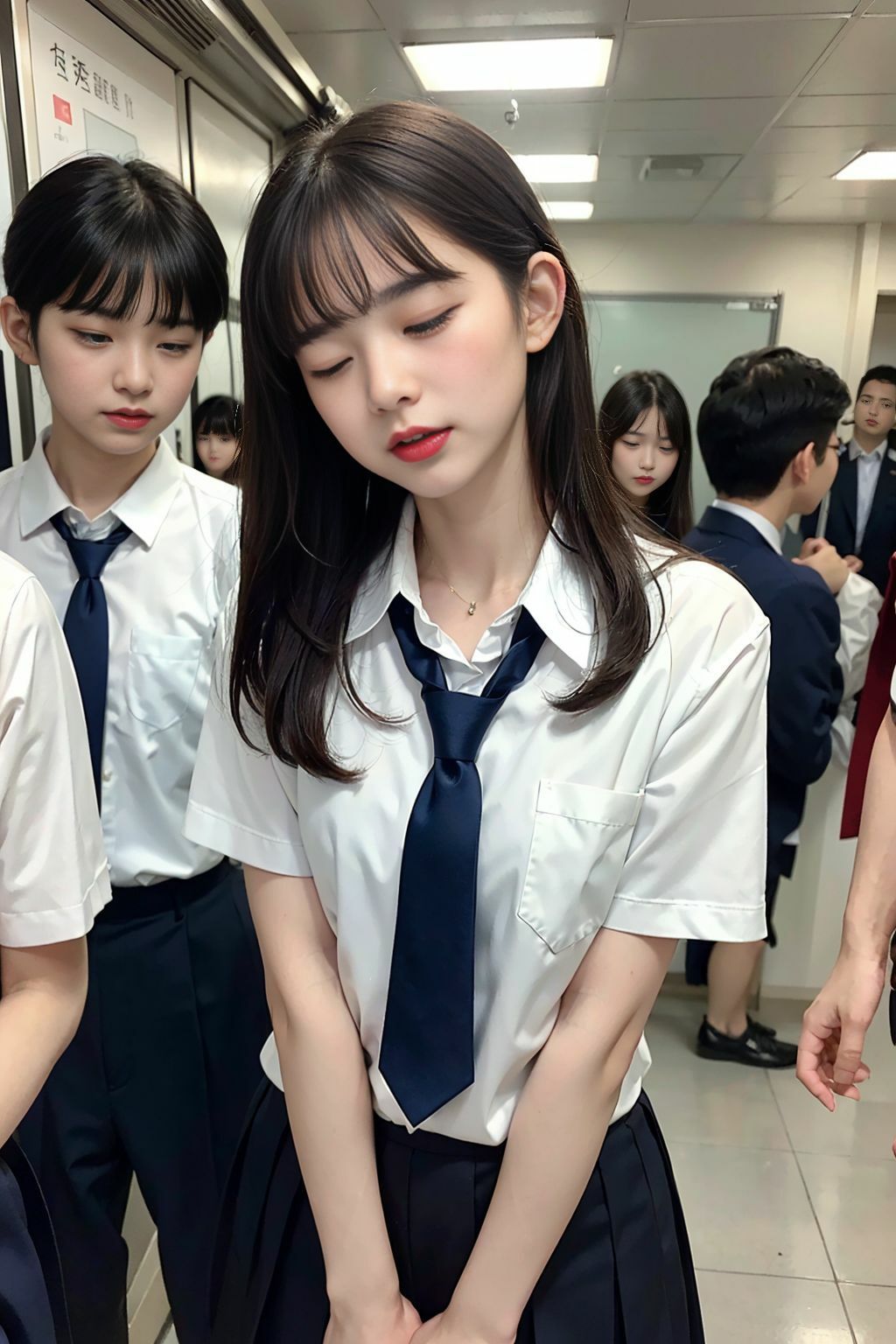 サンプル画像3:SEXのハードルが異常に低すぎる世界(AIの日常キリトリ研究所) [d_404804]