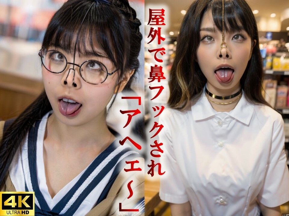 サンプル画像1:アヘ顔×鼻フック(まーどか) [d_404807]