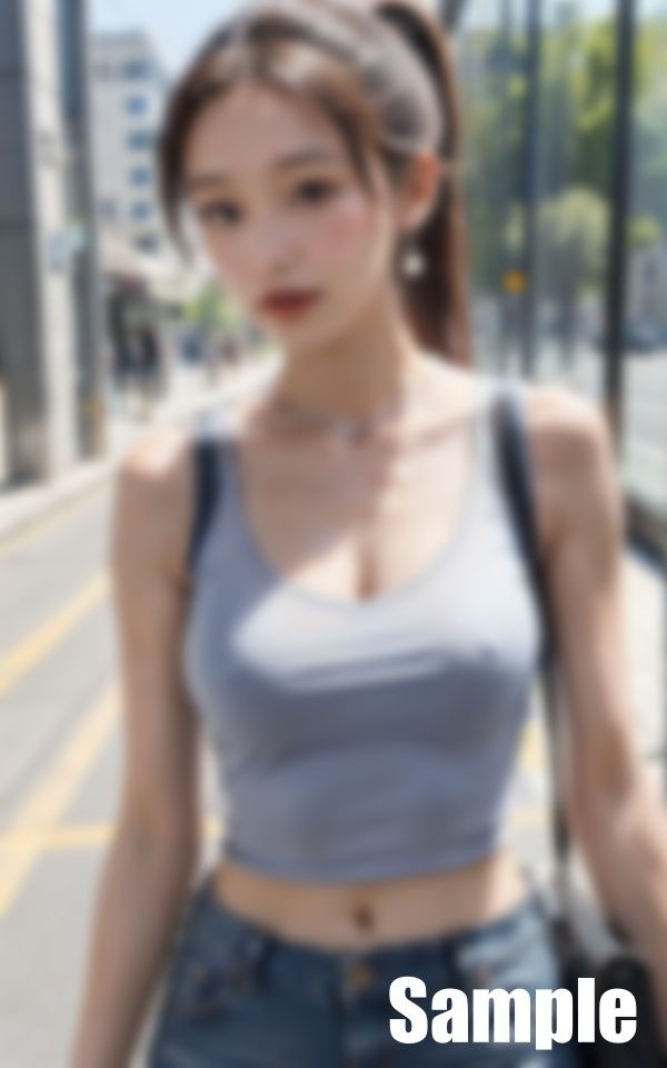 サンプル画像2:同じ部署の胸ポチ先輩(にゅーろん) [d_404843]