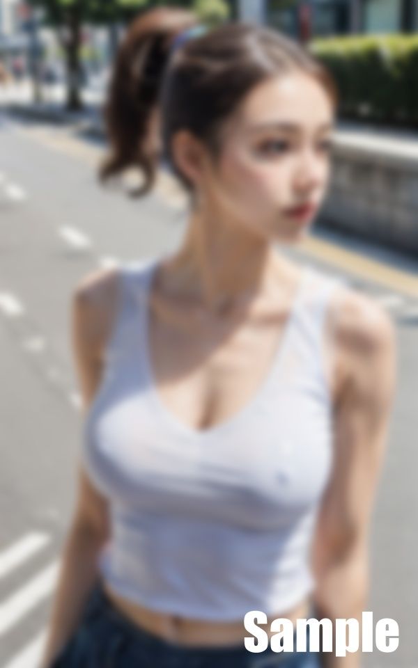 サンプル画像3:同じ部署の胸ポチ先輩(にゅーろん) [d_404843]