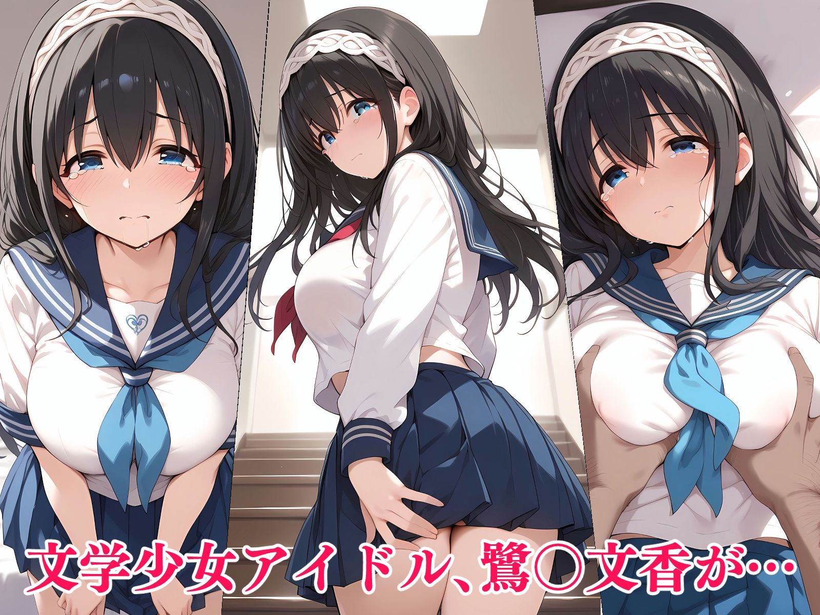 サンプル画像1:脅され泣きじゃくり鷺〇文香(ギジミン) [d_404942]