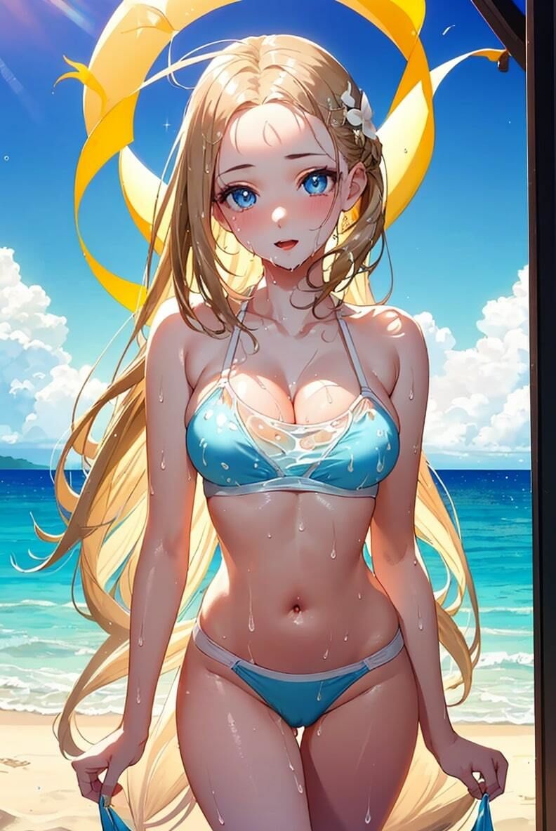 サンプル画像4:美カノとハワイ旅行(ももらん) [d_404953]