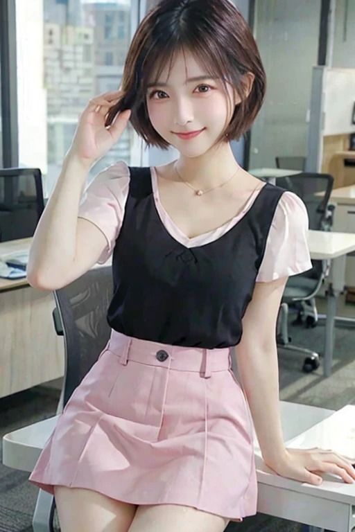 サンプル画像2:某企業SNS担当ゆうこの日常(AI素人図鑑) [d_404974]