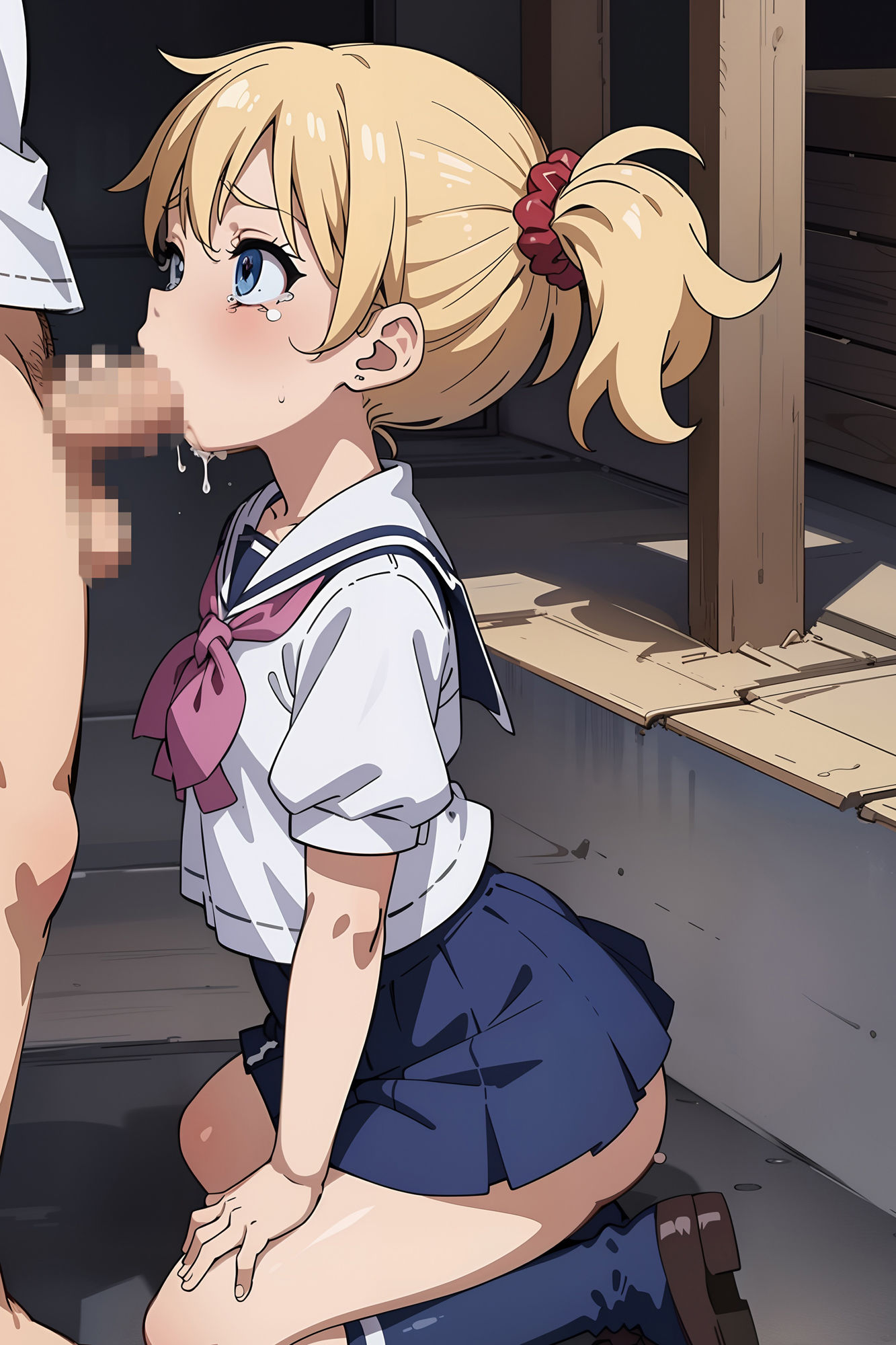 サンプル画像2:袋小路に逃げ込んだロリー(支配者) [d_405029]