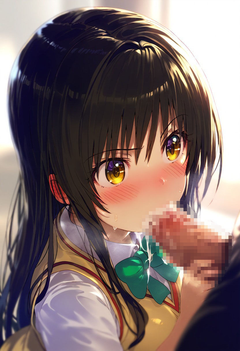 サンプル画像6:To L〇VEる 古〇川唯 制服中だしエッチCG集(amaoto) [d_405036]