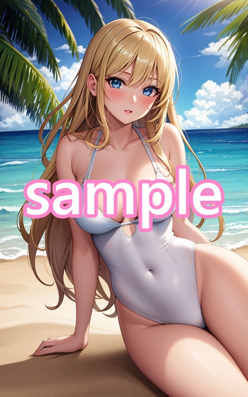 サンプル画像2:巨乳なあの子がナンパ待ち！？ 野外でそのまま即ハメ［水着美女］(うにのてりやき) [d_405078]