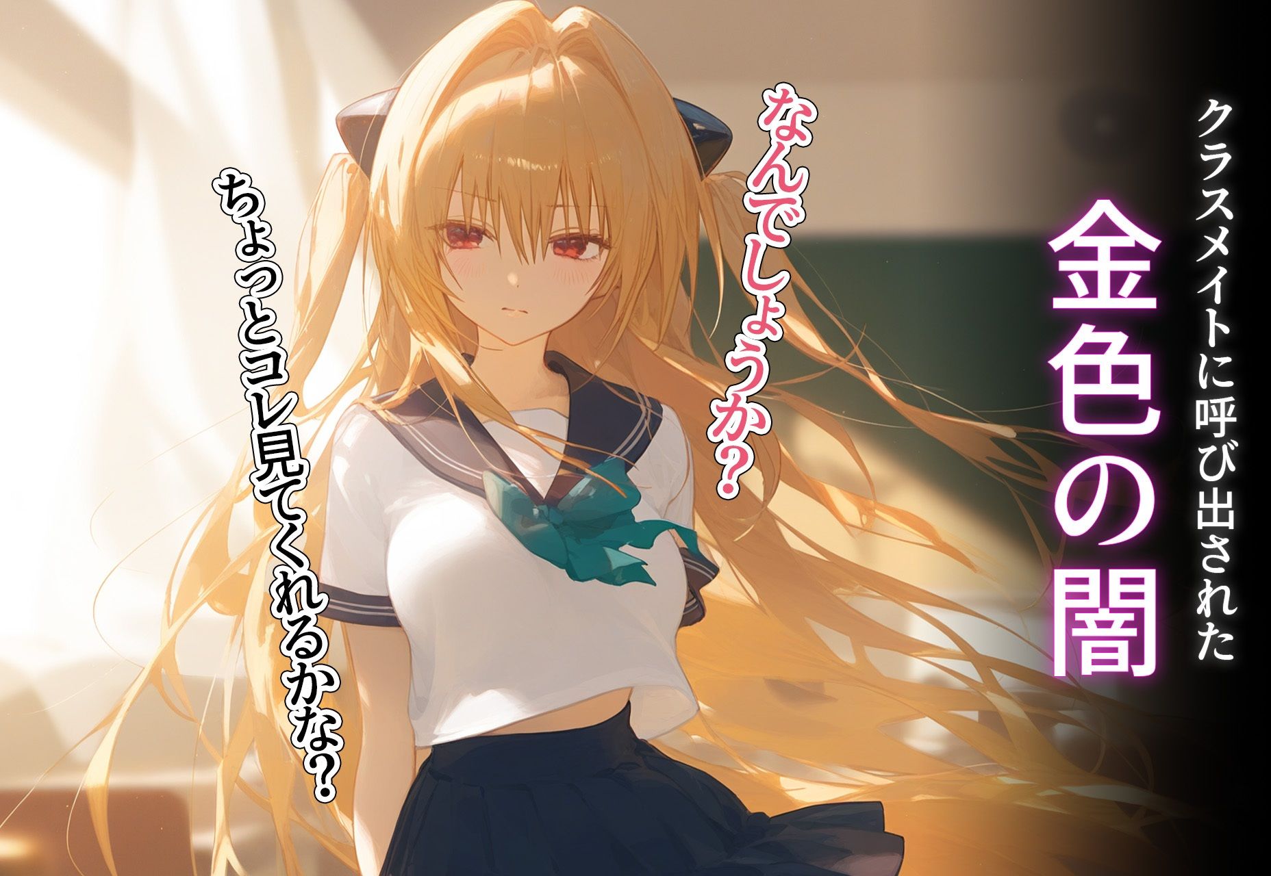 サンプル画像1:寝取られ堕ち 〜金色の◯ミ〜(イタ・ダキマス) [d_405100]