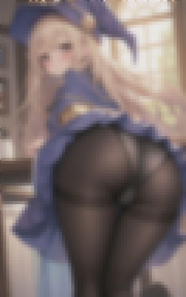 サンプル画像2:一緒に旅する魔法使いがエロ過ぎて戦闘に集中できない件(aiai) [d_405109]