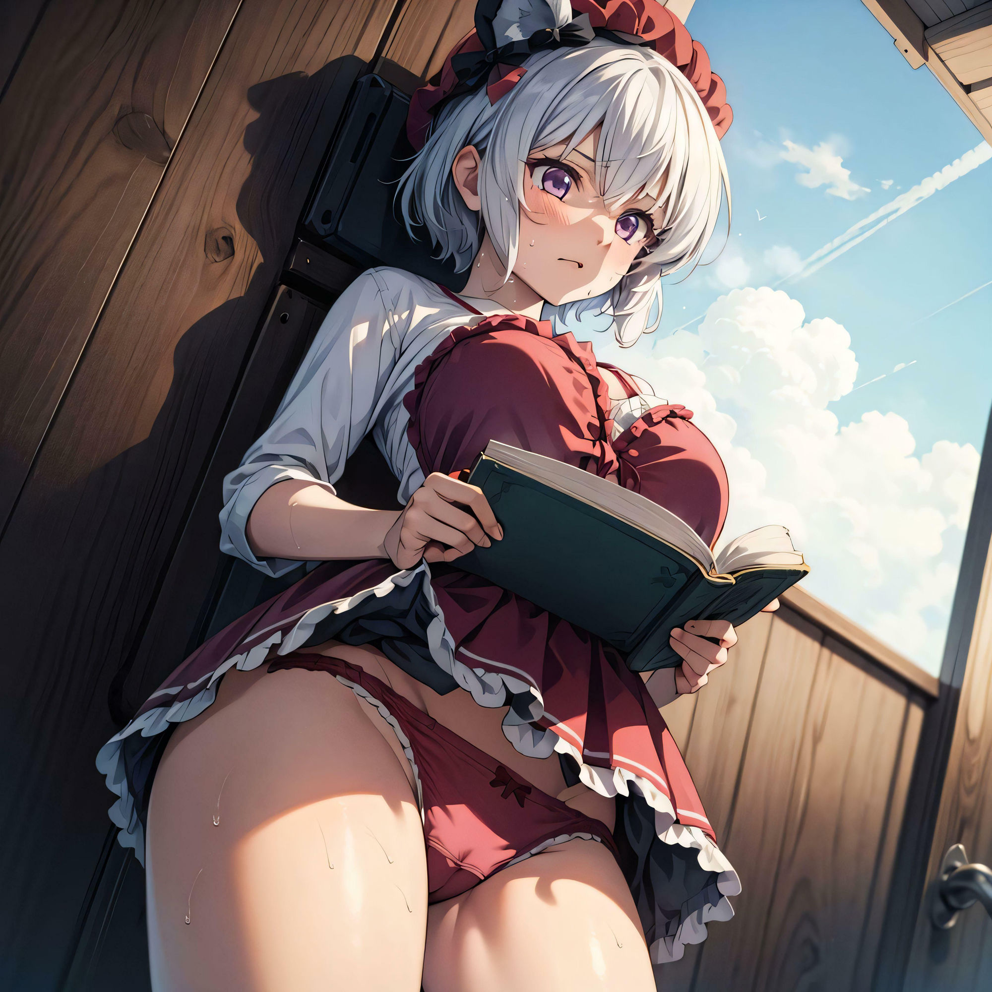 サンプル画像6:脱いでやるぜ(わすれものポスト) [d_405285]