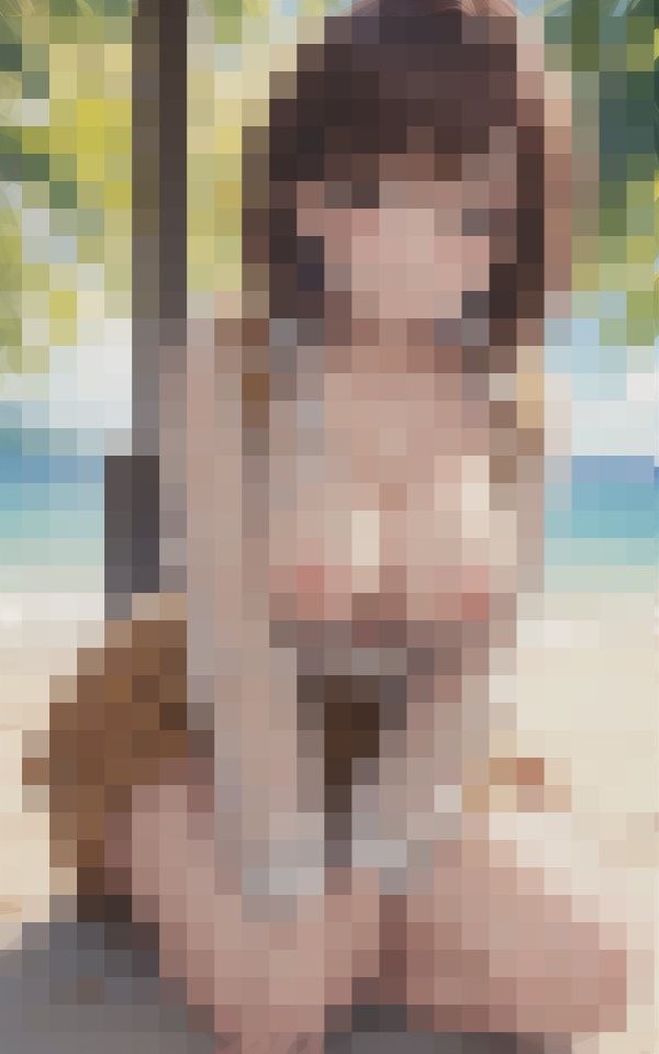 サンプル画像3:Hなカラダで誘惑する巨乳美女(癒しのAI美女) [d_405311]