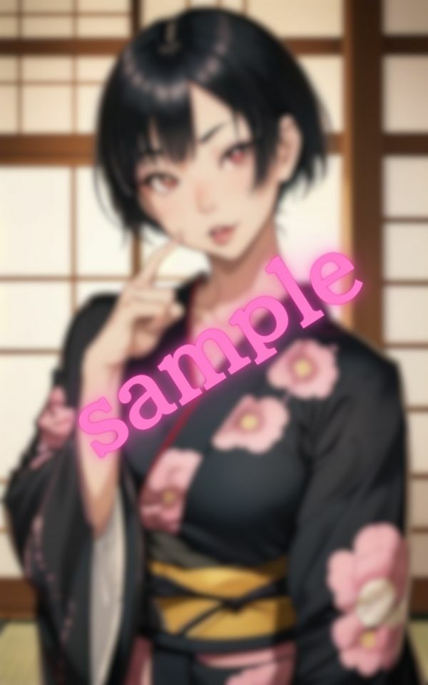 サンプル画像1:着物が似合うS級美女の画像集(美女の館) [d_405331]