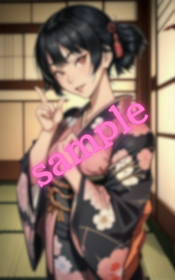 サンプル画像2:着物が似合うS級美女の画像集(美女の館) [d_405331]