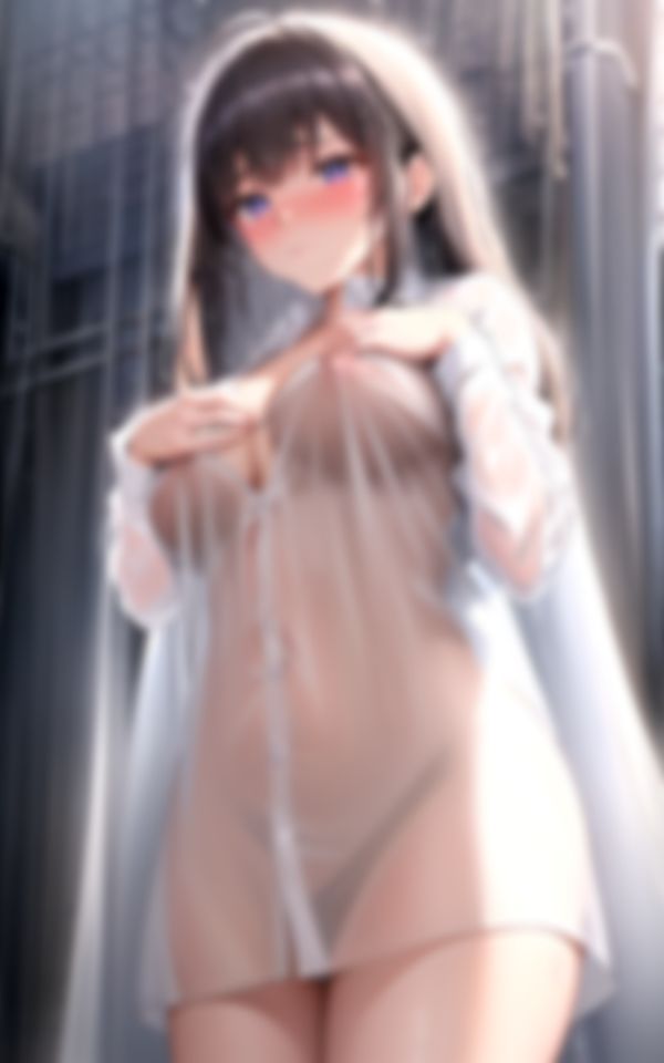 サンプル画像4:突然の豪雨でズブ濡れ…帰れなくなったノーパンノーブラ女◯◯生(ネオン夢想家たち) [d_405357]